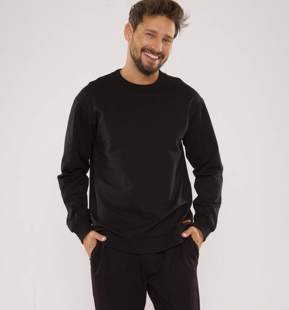728 Sudadera Just Forex para hombre - negra