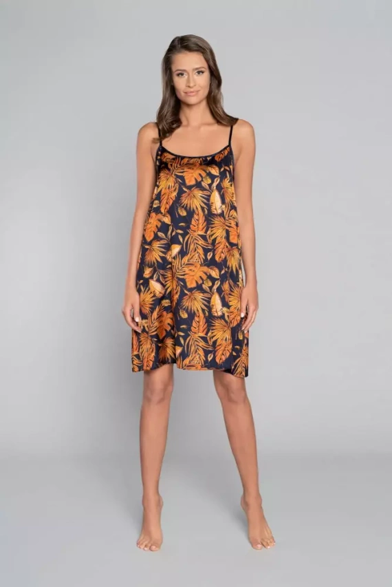 Camisa de mujer Monstera, slim-fit Italia Fashion - estampado