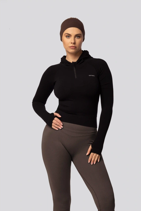 Leggings push-up Spaio PRO cintura alta opacos moldeadores chocolate
