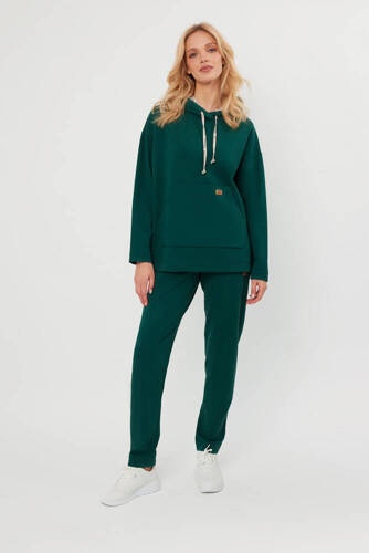 Lagos Sudadera con capucha Mujer Moda Italiana - c. verde