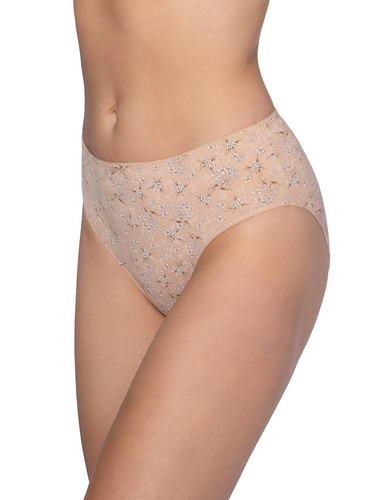 Figi L-120 BI-104 Lama beige – Pantalones de algodón, corte clásico, 3 piezas