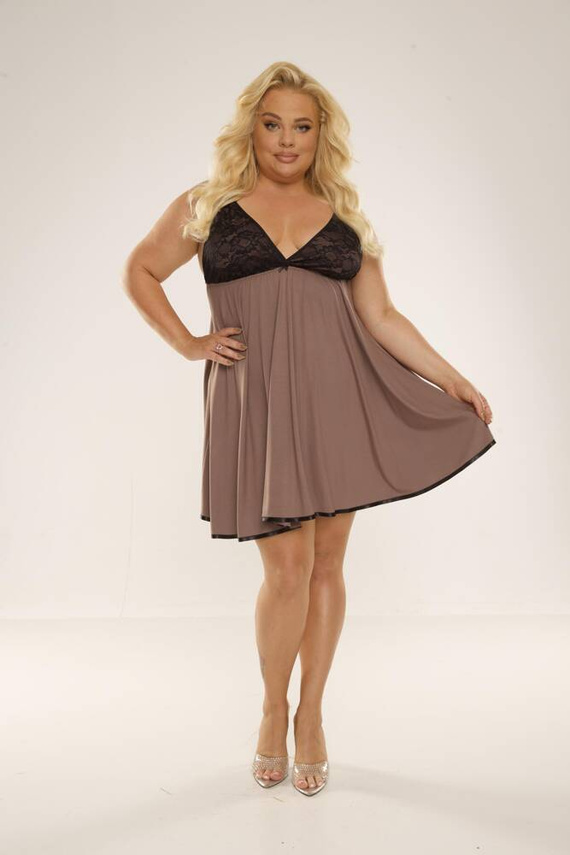 713 Camisón Cloche Forex - mocca