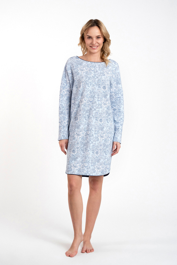 Camisón Gracjela Moda Italiana - estampado azul