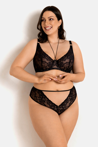 19235 Braga Magic Brasil Mediolano - encaje, tul color carne, detalles dorados