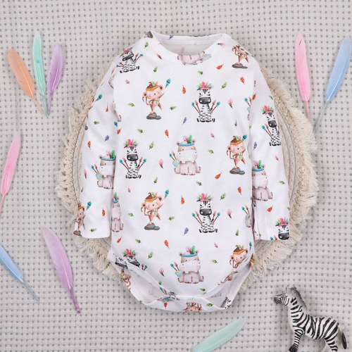 ABN-5534 Body Nini Happy Animals de algodón orgánico para bebé: comodidad, seguridad y estilo