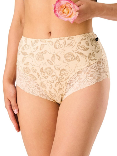 Figi LPF 599 Key beige-moca maxi bikini – Confort y elegancia en algodón de alta calidad