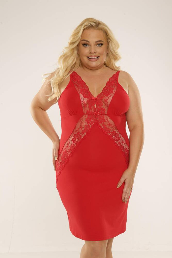 879 Camisón Agnes Forex - rojo