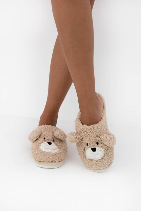 Pantuflas de mujer Mary Sensis - beige