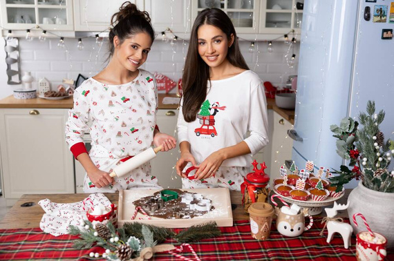 Pijama para mujer Samantha Sensis -ecru