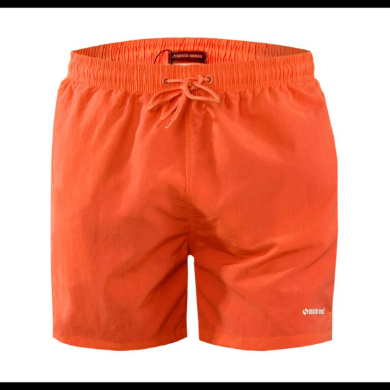 Sesto Senso bañador hombre shorts de playa secado rápido con bolsillos orange