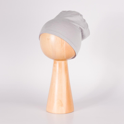 229110 Nicol Gorro Merino 100% lana infantil doble capa - gris