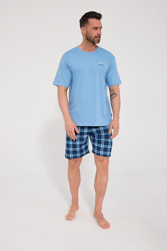 Pijama para hombre Cornette 326/343 Rocky Mountain 3 de algodón, corta