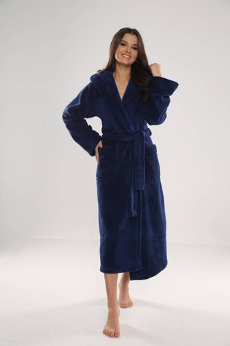 807 Luna II Bata larga de mujer Forex - Azul marino