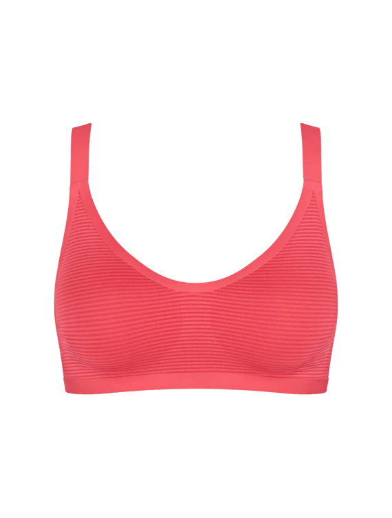 Bralette sloggi ZERO Feel Air sin costuras, ligero flamingo
