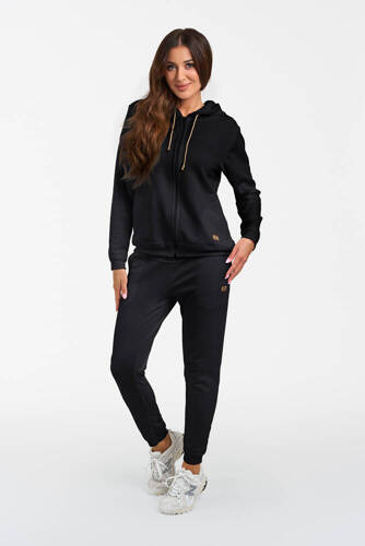 Roma Sudadera con capucha de mujer Italian Fashion - negro