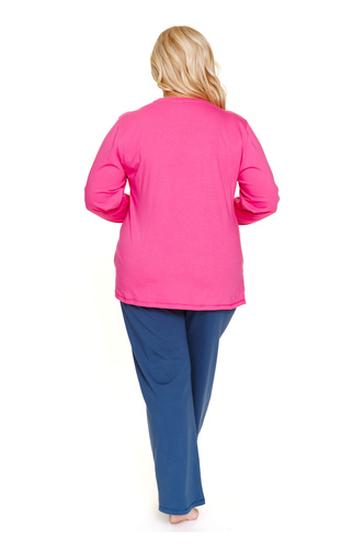 7328 Doctor Nap Peony pijama de mujer - algodón, talla grande, manga larga