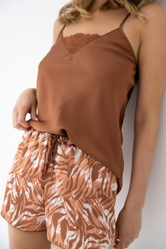 Pijama de mujer Donata Sensis - crudo-verde