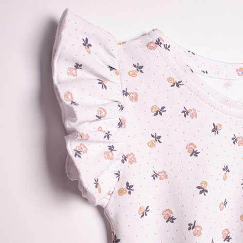 220037 Conjunto para niña: camiseta + pantalones cortos Nicol, algodón, conjunto de verano