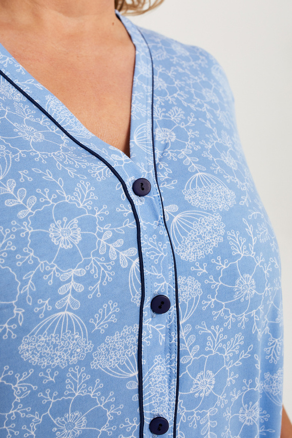 Jomala Pijama de mujer manga 3/4, pantalón 3/4 Moda Italiana