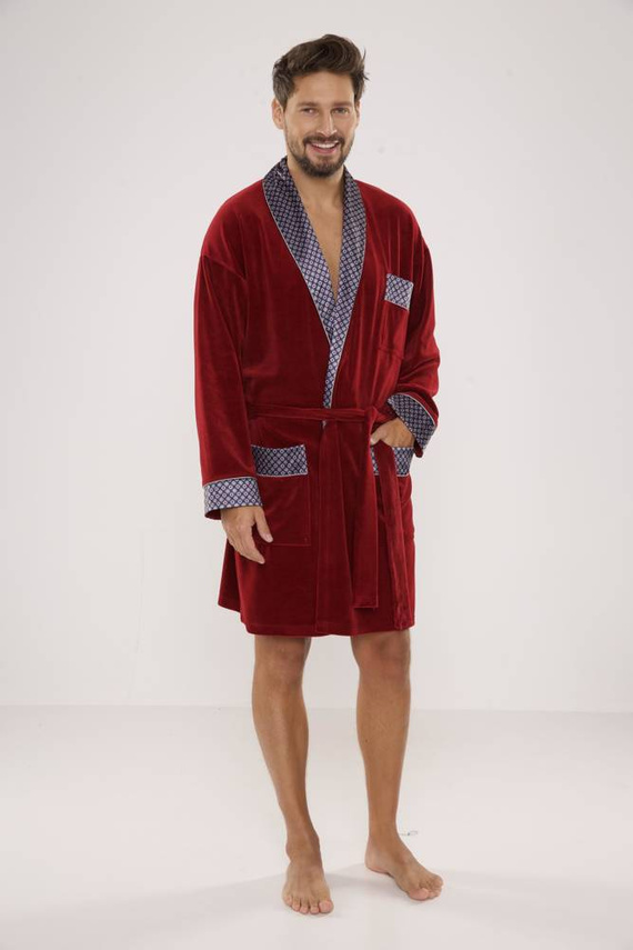 772 Bata de hombre Bonjour forex - granate