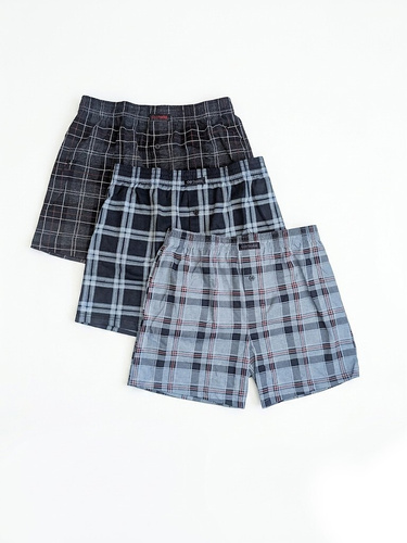 Cornette 945/14 Bóxers para hombre sueltos 100% algodón 3 unidades