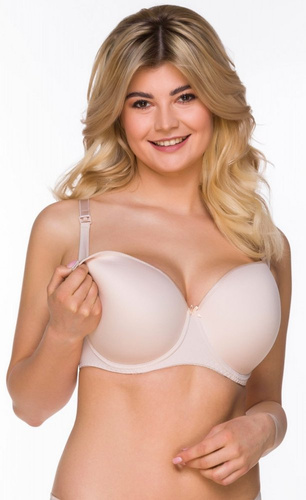 3109 Sujetador de lactancia acolchado Lupoline beige