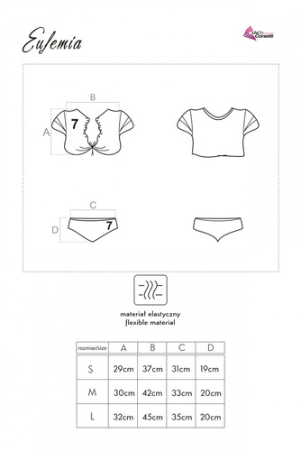 Eufemia LC 90054 LivCo Corsetti Traje de Moda