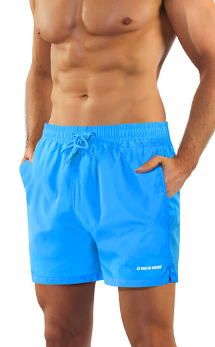 Sesto Senso bañador hombre shorts de playa secado rápido con bolsillos sea blue 