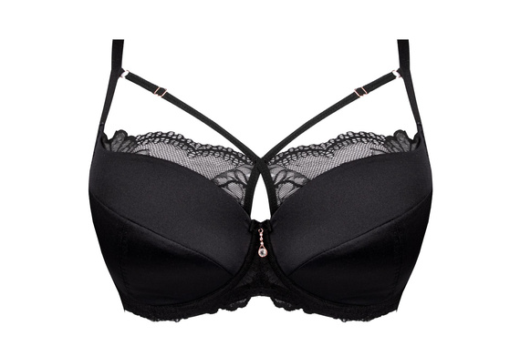 BELEM Full Cup FC-23 negro – sujetador estable de copa completa con tirantes fijos