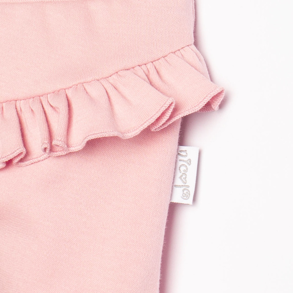 Nicol 220010 polaina bebé 100% algodón – rosa empolvado