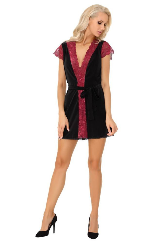 Kumiko LC 90428 Rosa Rosses Colección Bata de mujer LivCo Corsetti