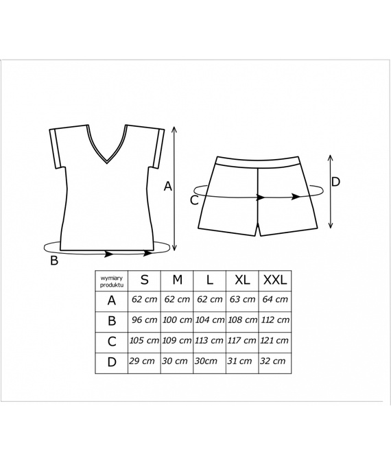 Pijama Melisa Short Donna viscosa floral