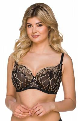 2212 Sujetador suave Lupoline - negro - dorado