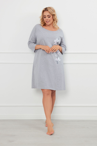 Camisón Ibena, manga 3/4 Moda Italiana - melange