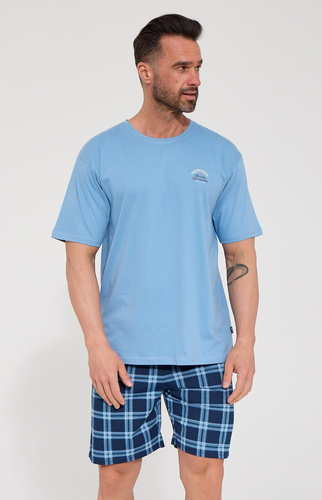 Pijama para hombre Cornette 326/343 Rocky Mountain 3 de algodón, corta