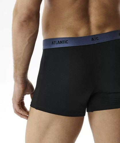 Bóxers para hombre Atlantic 6SMH-004 A6 negro – pack de 6, 95% algodón, ajustados