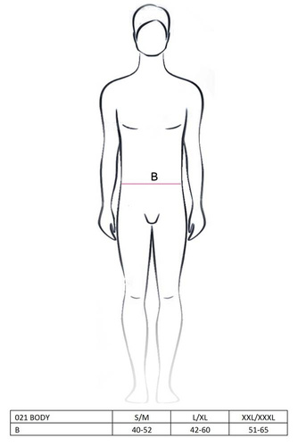 021 Body de hombre Passion negro