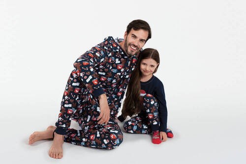 Rojas Italian Fashion mono de hombre - estampado