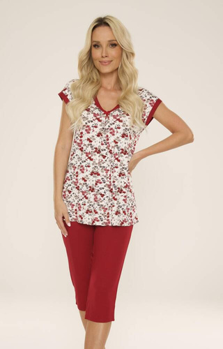489 Pijama de mujer Mia Forex - rojo