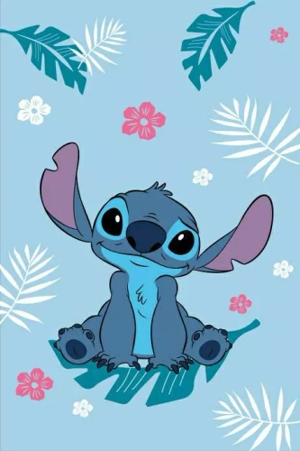 Lilo and Stitch Jerry Fabrics manta polar para bebé | Microfibra, suave y ligera