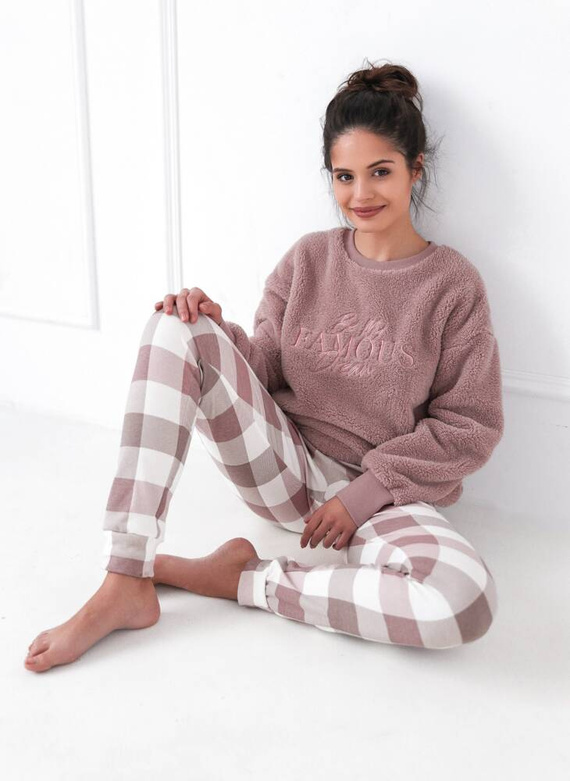 Kaycee Pijama de mujer Sensis Interlock - rosa empolvado