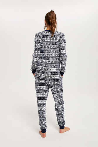 Mono Alaska Mujer Moda Italiana - azul marino