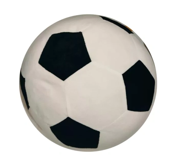 Cojín balón de fútbol 3D Jerry Fabrics 30 cm suave futbolístico JF24