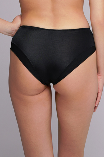 Figs Ava 2256 negro - corte clásico, microfibra suave, comodidad y encaje sutil