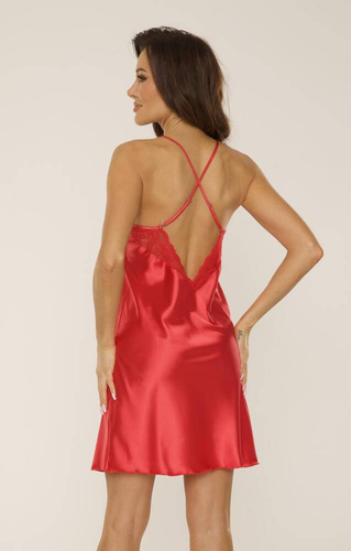 679 Camisa Synthia Señoras De Lafense - rojo