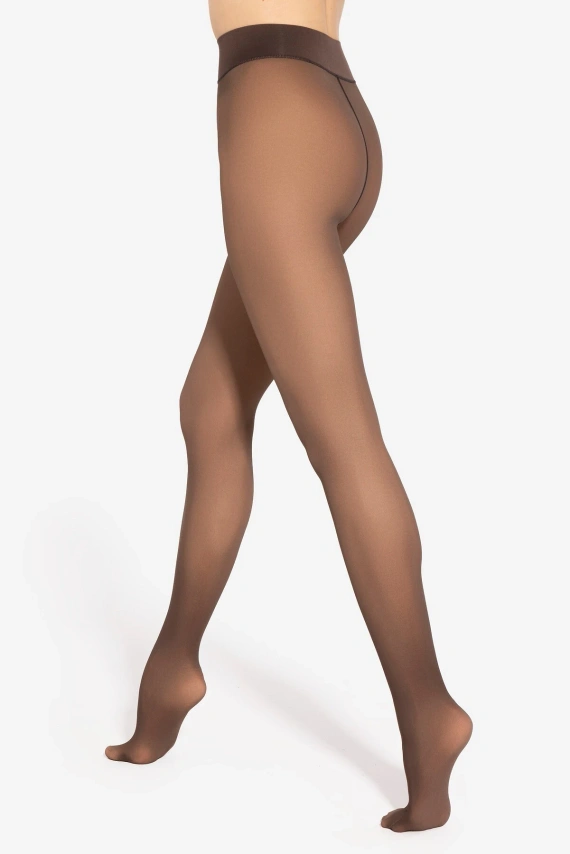 Medias Gatta Transparent Effect 50 DEN cálidas con efecto 20 DEN para invierno - milky nude