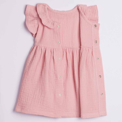 Nicol 224246 Vestido de Muselina para Niña 100% Algodón para Verano
