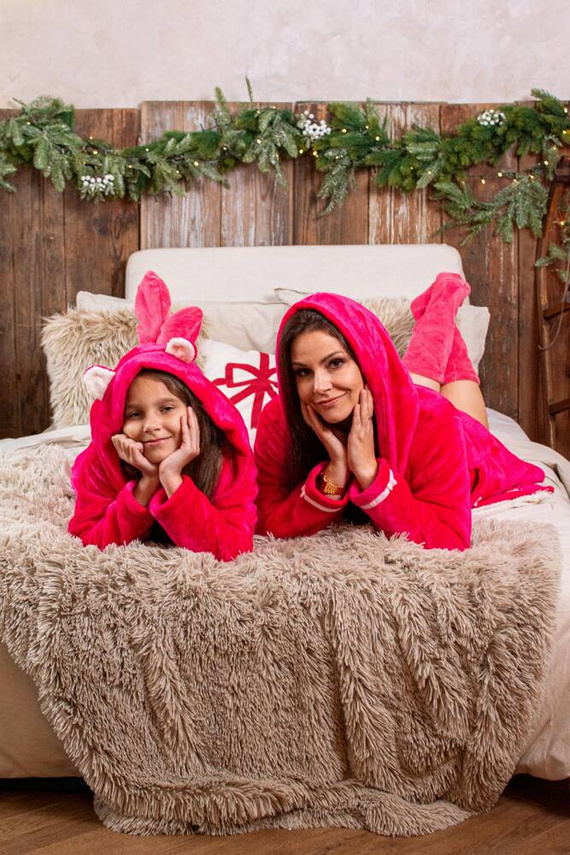 730 Albornoz infantil Serena Forex - frambuesa