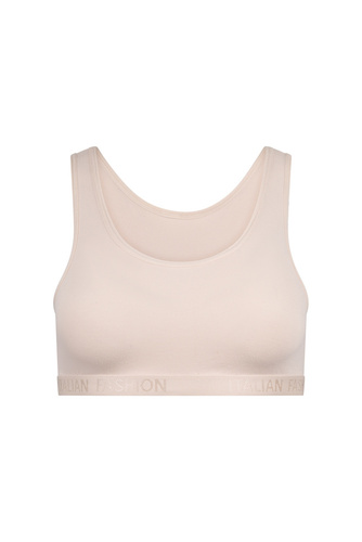 Sujetador Nikola Niña, tirante ancho Moda Italiana - azul empolvado