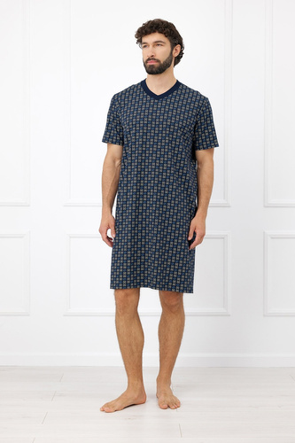 Camisón para Hombre Italian Fashion Broken 100% Algodón Manga Corta